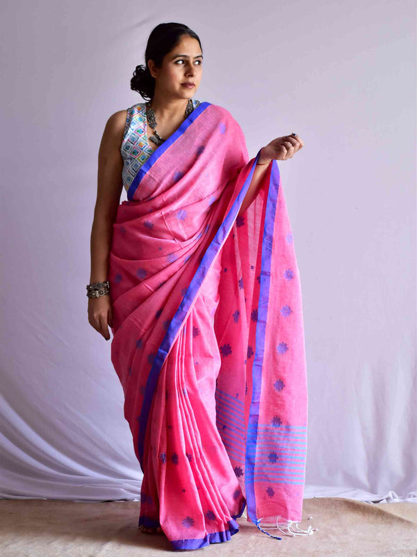 bubbly - Jamdani cotton saree