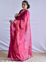 Gulaabi - Tissue Saree
