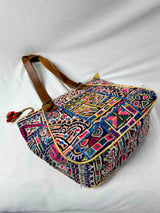 Rabari - Mirror work hand embroidered hand bag