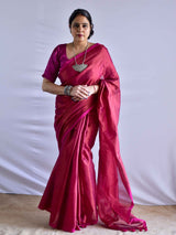 Gulaabi - Tissue Saree