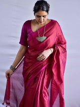 Gulaabi - Tissue Saree