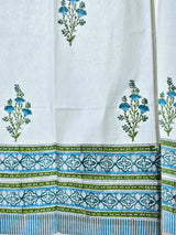 Mughal buti - Hand block printed curtain (5 ft)