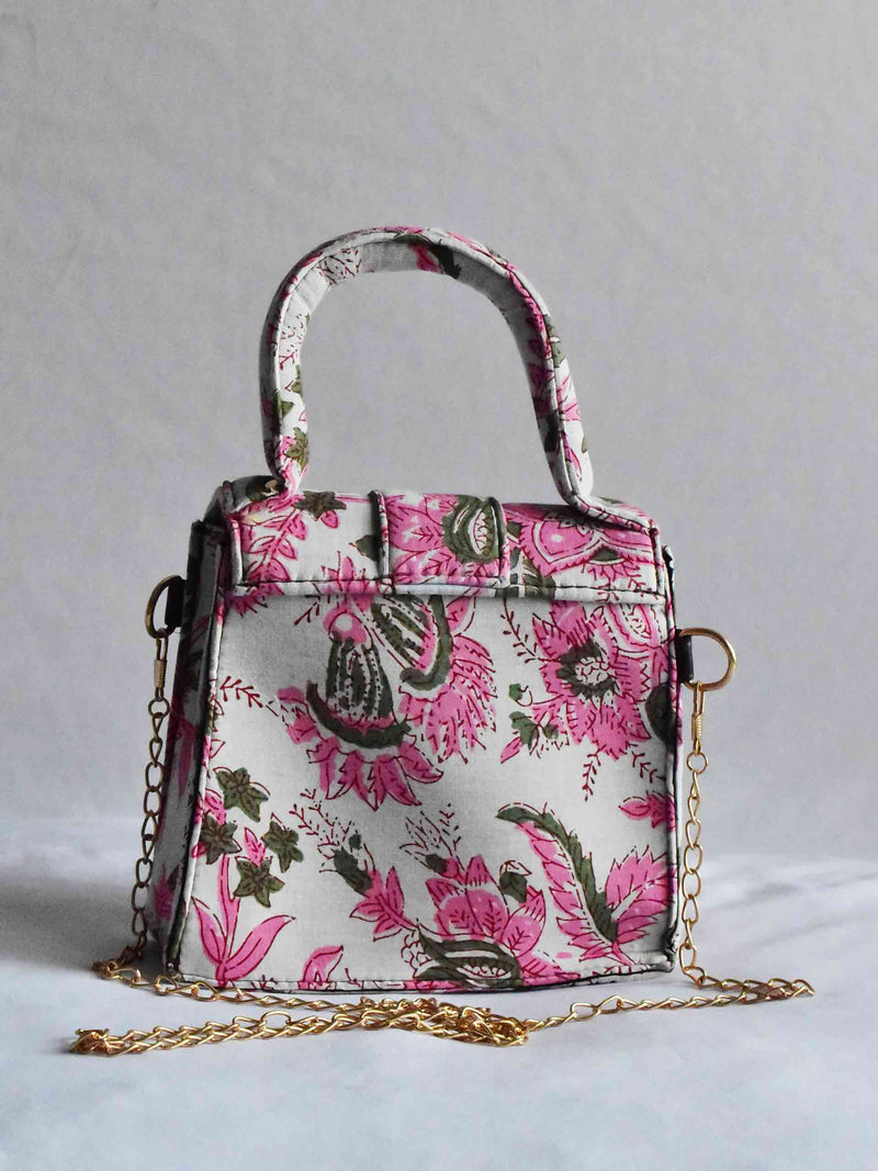 Floral - Printed Cotton bag