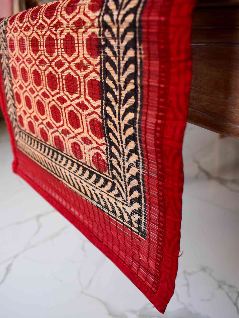 Buy Bagh print Bamboo Table Runner Online