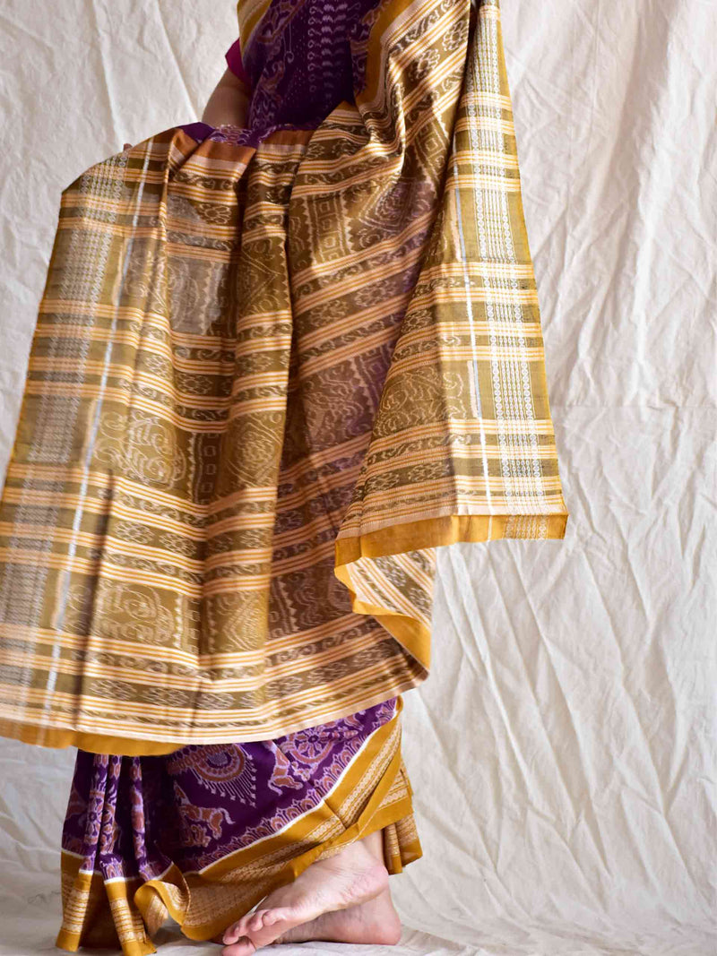 Sartaj - Handwoven ikat saree