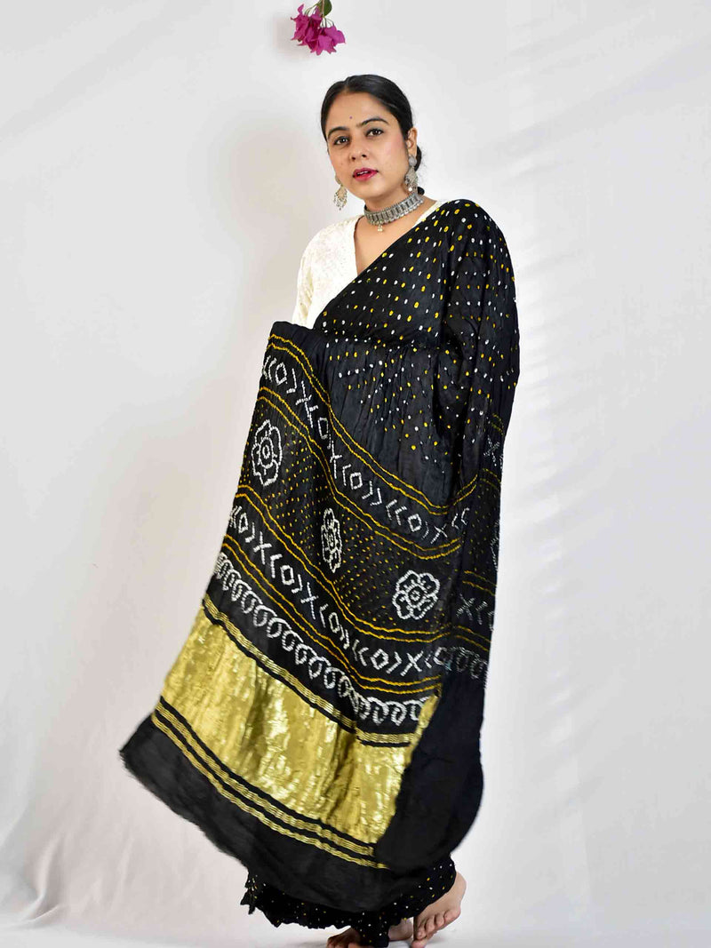 Krishangi -  Rai Bandej zari pallu Gajji Silk Saree