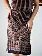 Lanes -  Ajrakh hand block printed skirt set