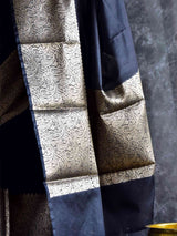 Black beauty - Chanderi silk saree