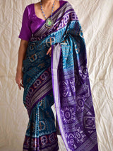 Made in heaven - Handwoven ikat saree