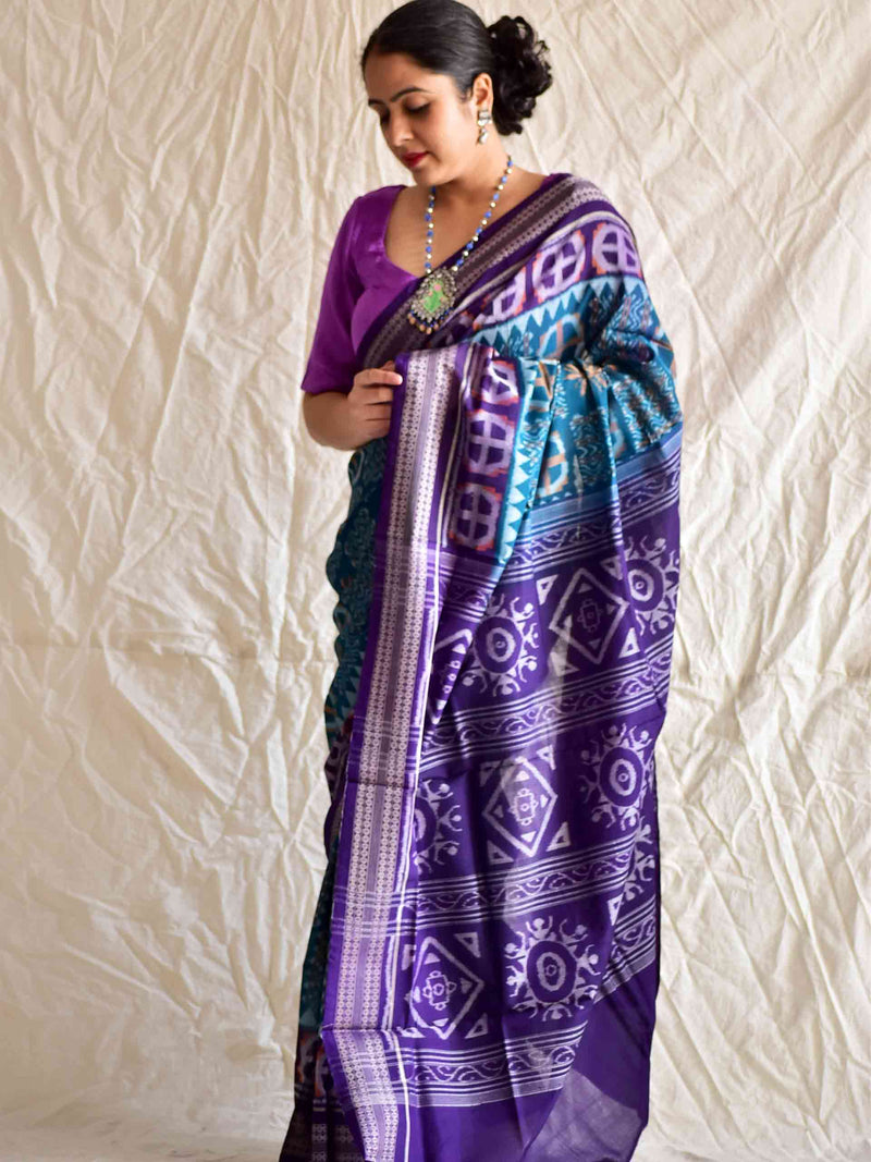 Made in heaven - Handwoven ikat saree