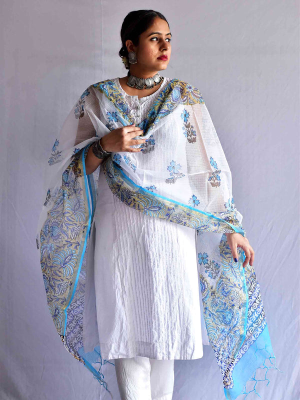 samundar -  Kota Doria Dupatta