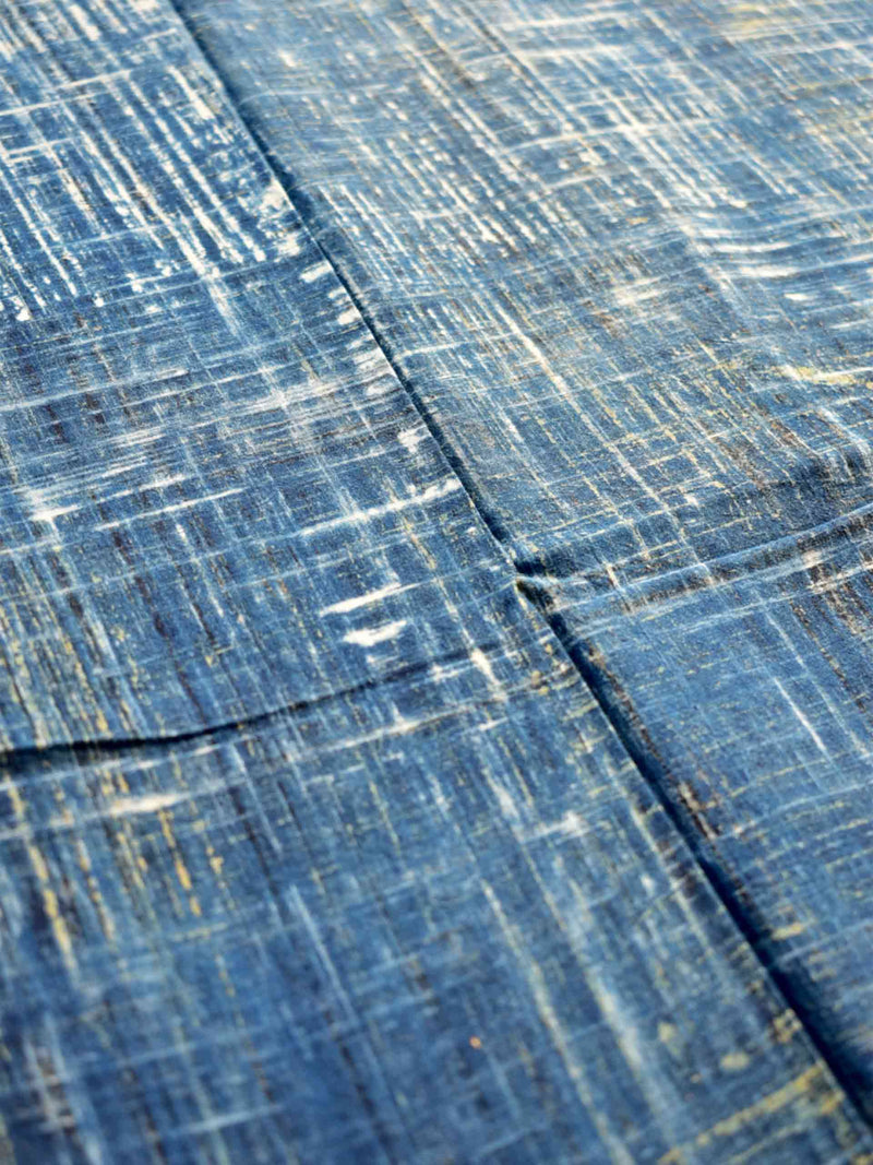 Brushes - hand block printed Ajrakh Cotton fabric $40 per meter