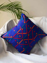 Buy Blue Kashida Handloom Cushion Cover Online