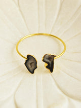Black cave - Gold plated Bracelet