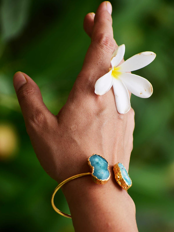 Ocean - Gold plated Bracelet