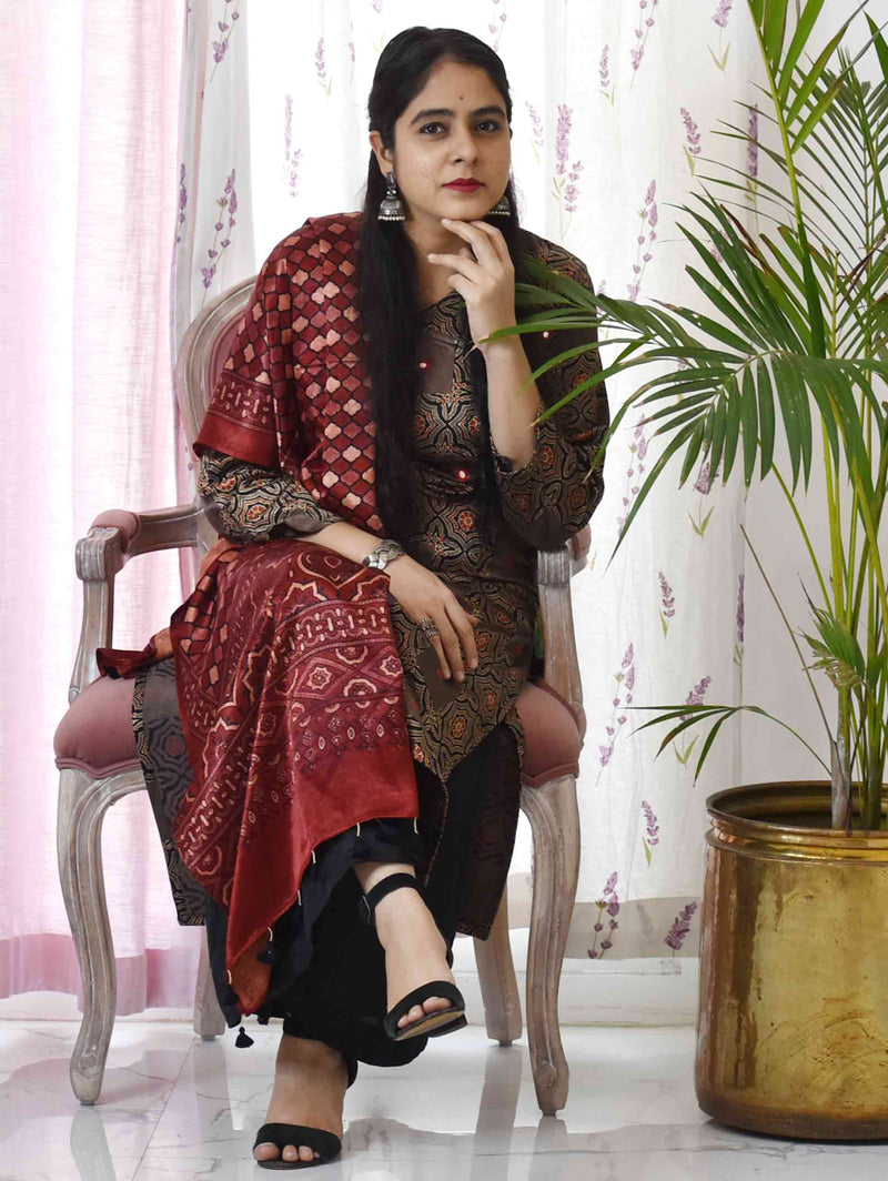Mashru sales silk kurtis