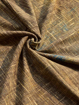 Dust - Ajrakh Hand block printed Cotton fabric $40 per meter