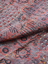 cosmo - Ajrakh Patchwork kantha Bedcover