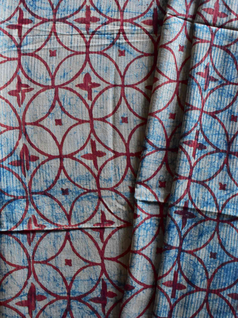 circles - Hand block printed Cotton fabric $36 per meter