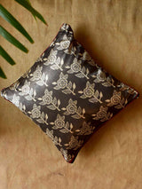 Ajrakh Mashru Silk dual sided Cushion Cover