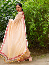 Buy Zari Striped Silk Saree Online