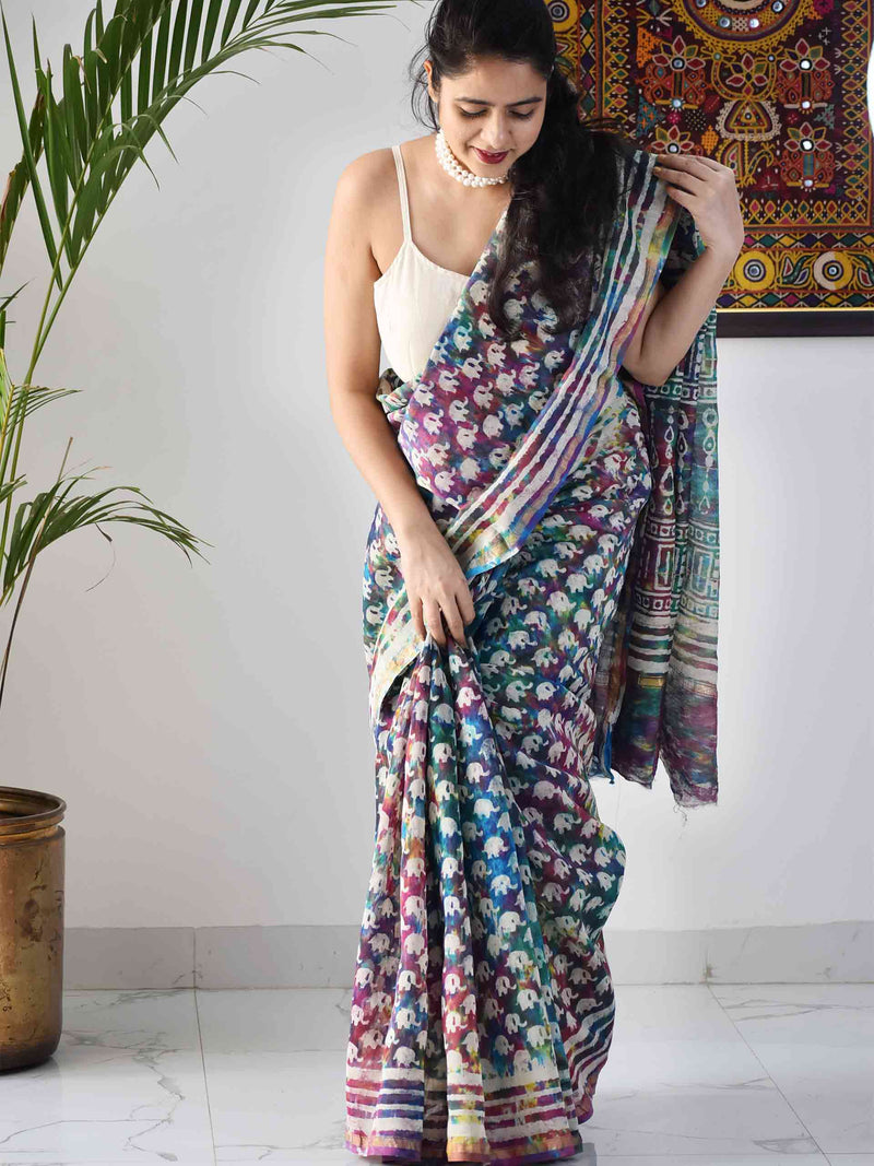 printed saree 