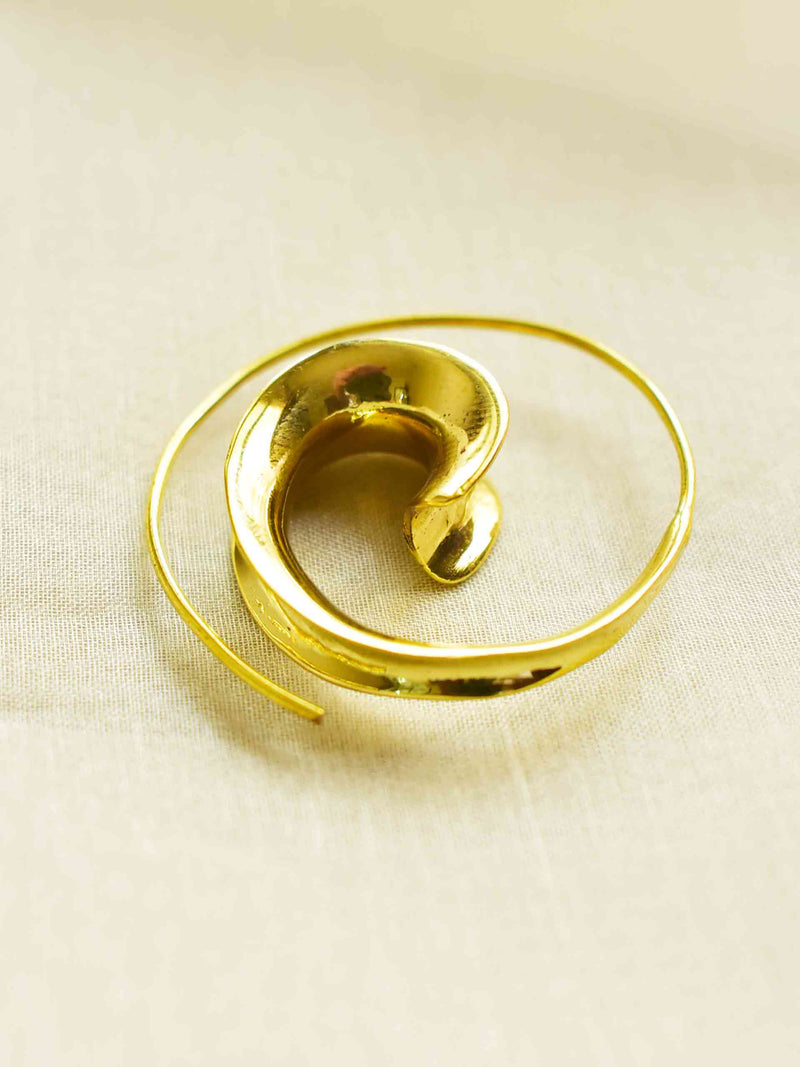 Feng Shui - Gold plated earring