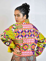 Tota - Reversible Mirror work Jacket