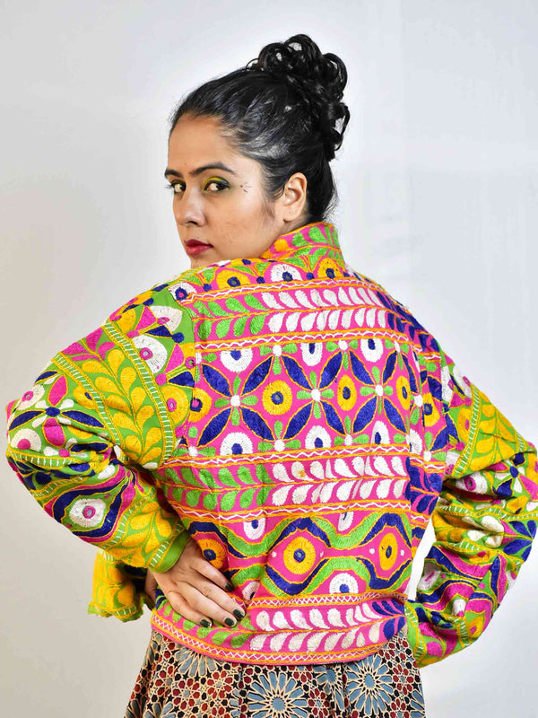 Tota - Reversible Mirror work Jacket