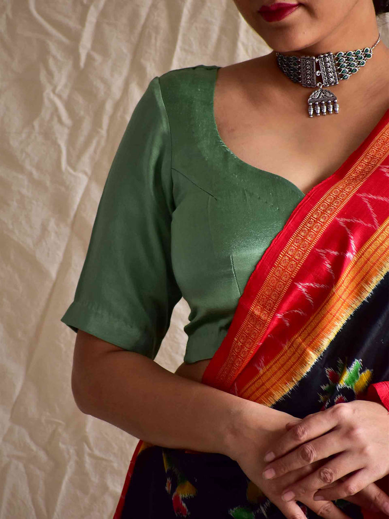 Malhaar - Mashru silk blouse