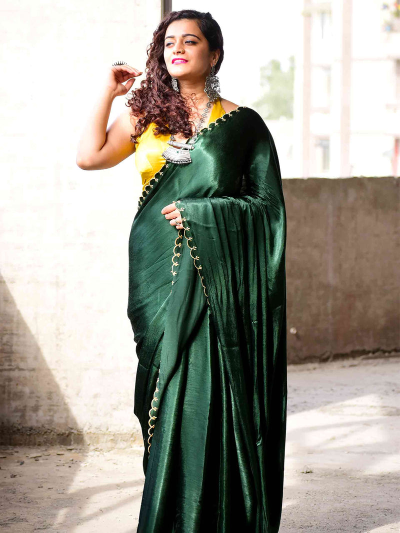 Buy Mashru Silk Saree in USA