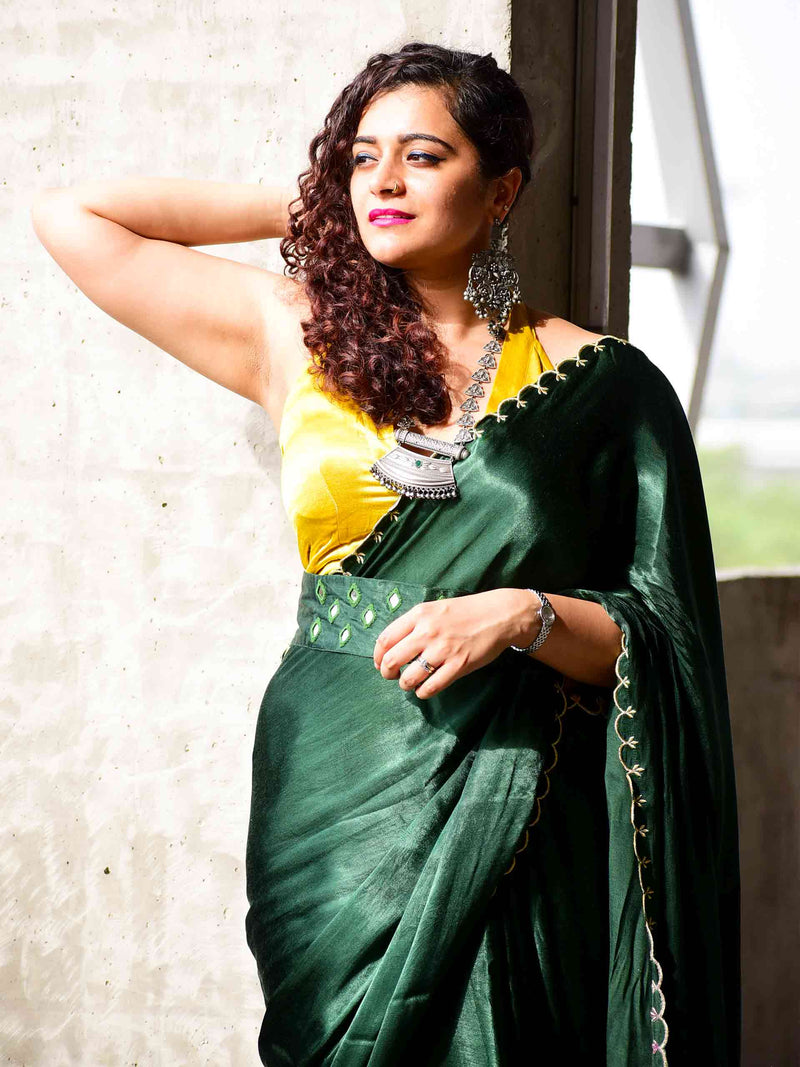 Buy Mashru Silk Saree in USA