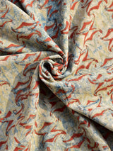 Art - Hand block printed Cotton fabric $39 per meter