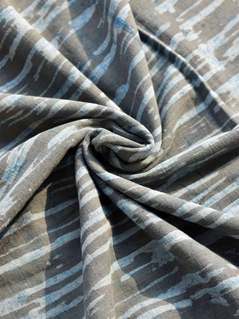 Abstract - Hand block printed Cotton fabric $39 per meter