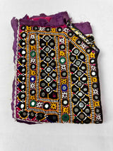 035 Vintage Mirror work Front Dress Patch 13*12