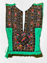 043 Vintage Mirror work Front Dress Patch 15*11
