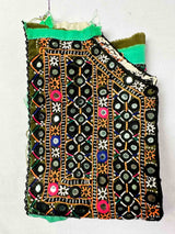 043 Vintage Mirror work Front Dress Patch 15*11