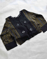 Rimjhim - Ikat Kutch mirror work blouse