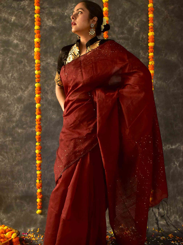 Shehnai - Sequin Saree