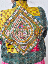 Karm - hand embroidered patchwork Reversible jacket