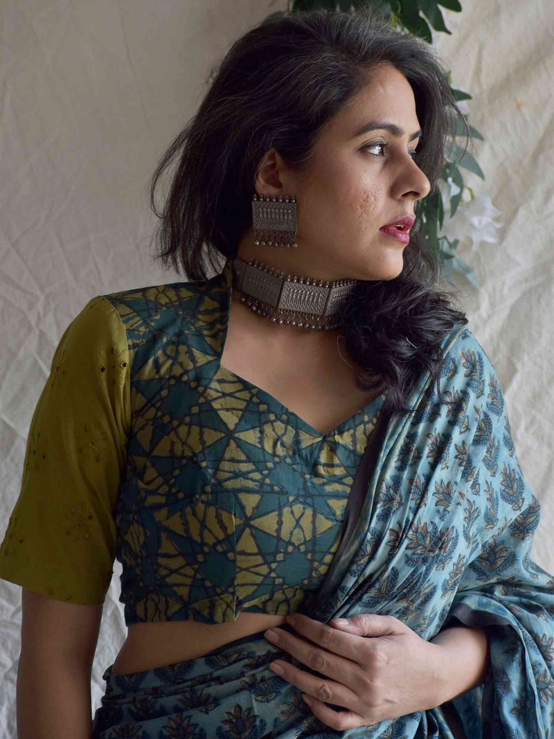 breeze - Dabu cotton blouse