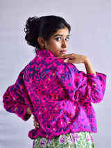 phoolkumari - hand embroidered Reversible jacket