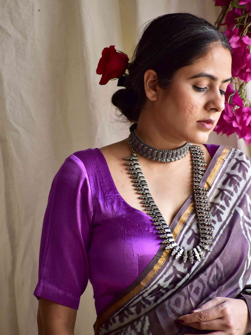 Mermont - Mashru silk blouse