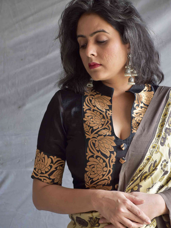 Boss babe - Mashru silk blouse