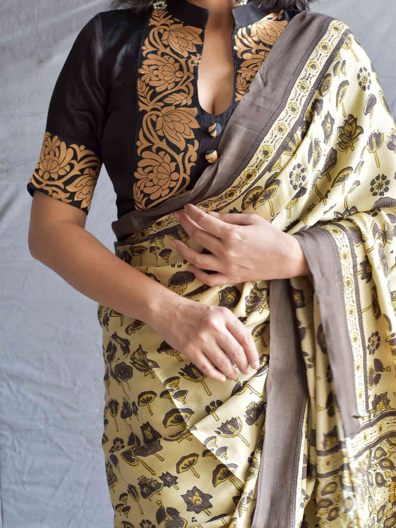 Boss babe - Mashru silk blouse