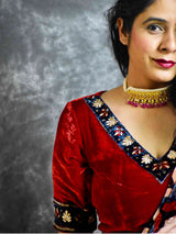 Buy Velvet Blouse Online