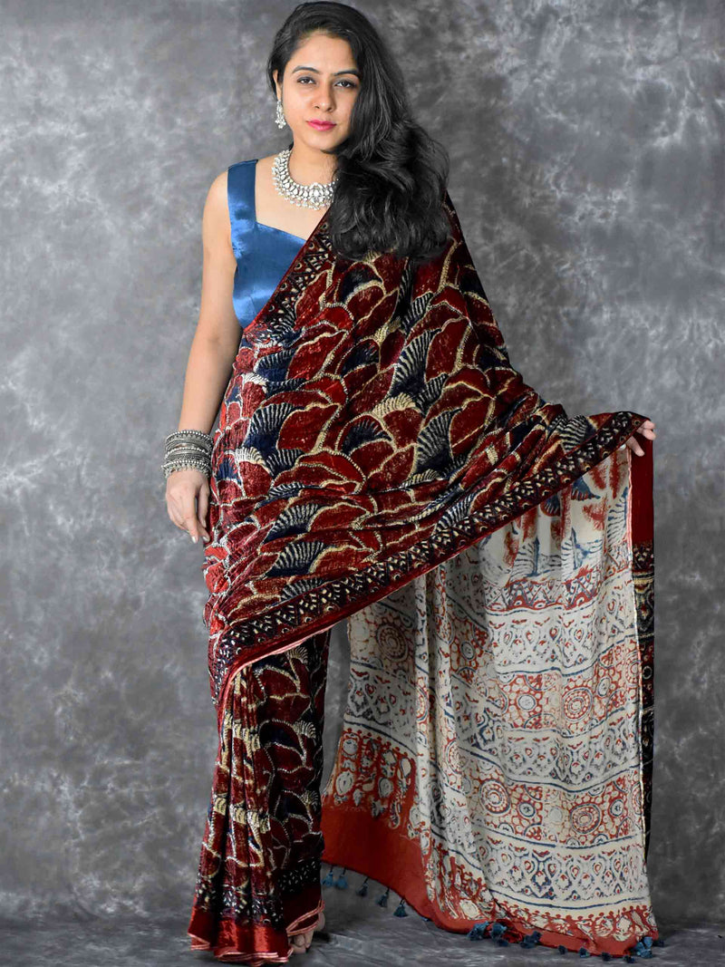Buy Velvet Saree for Women