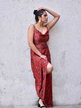 Ikraar - Ajrakh Modal silk Dress