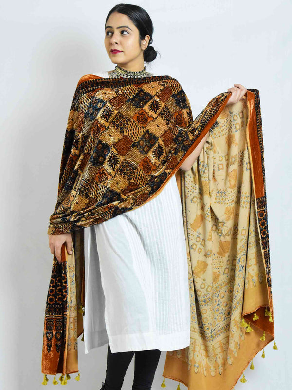 Buy Ajrakh Silk Dupatta Online