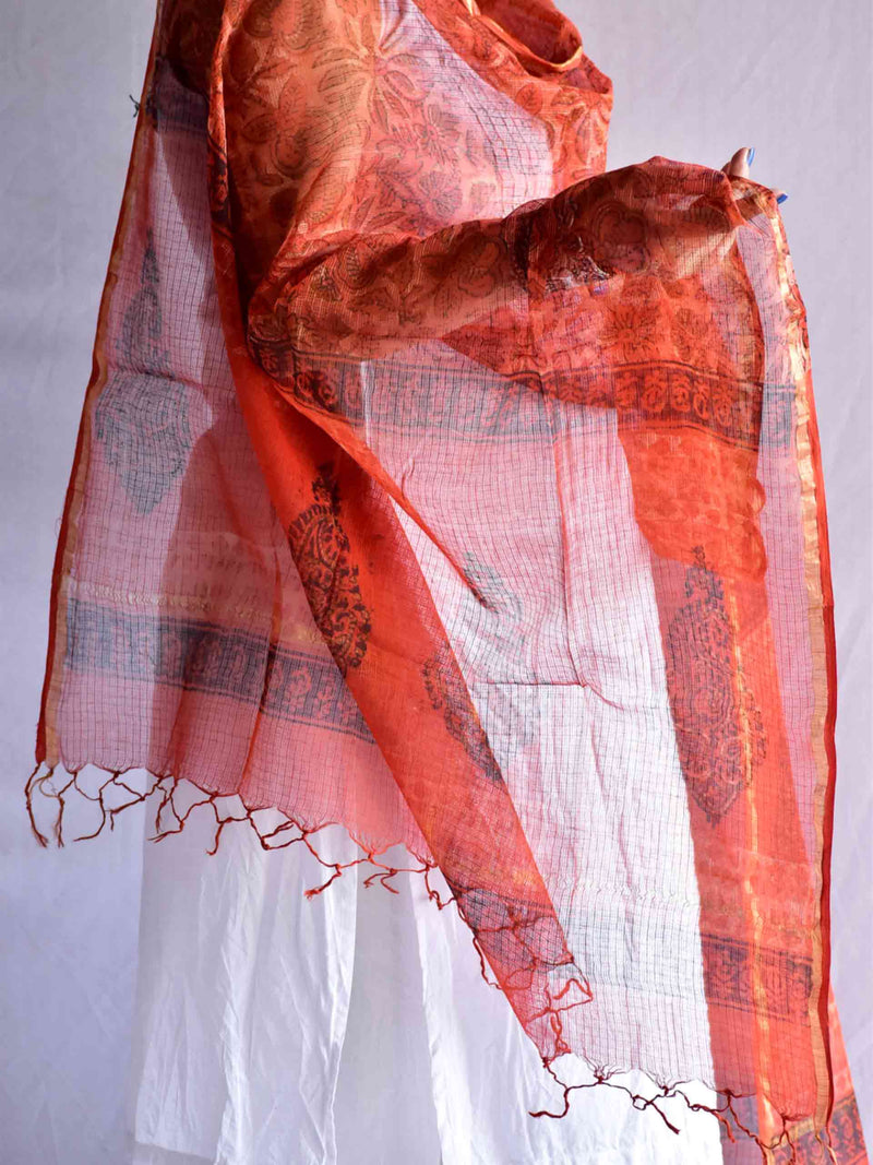 rustic -  Kota Doria Dupatta